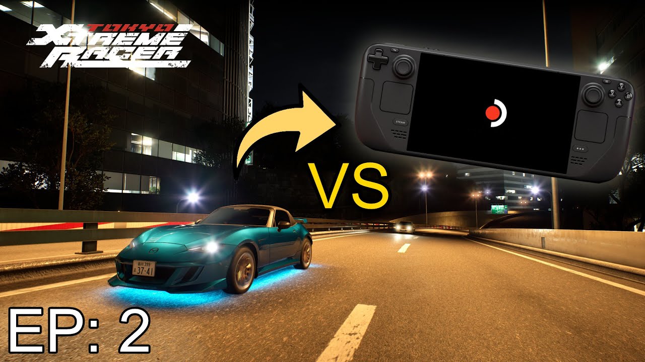 Steam Deck против Tokyo Xtreme Racer