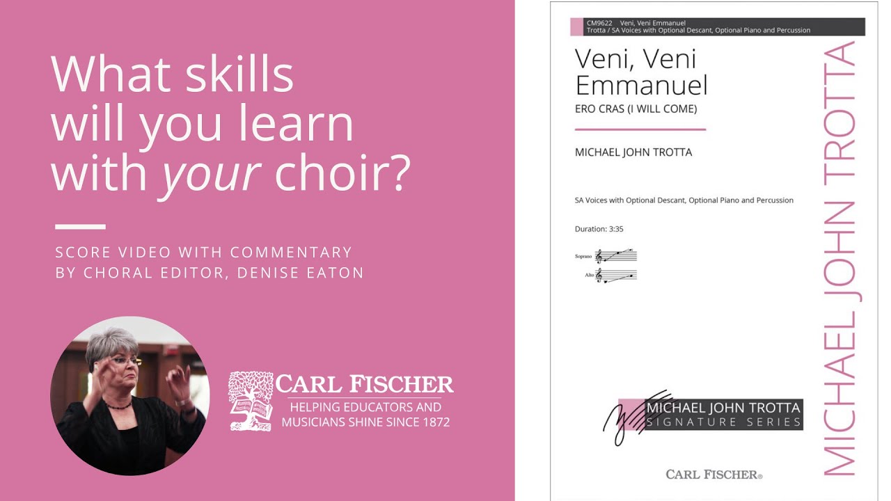 Veni Veni Emmanuel (CM9622) by Michael John Trotta