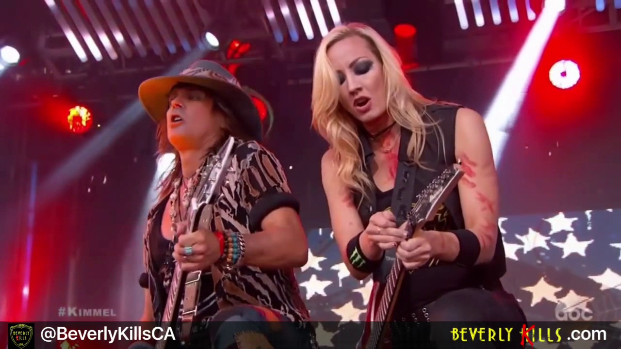 Alice Cooper- Elected (Live)- Jimmy Kimmel Live- Beverly Kills