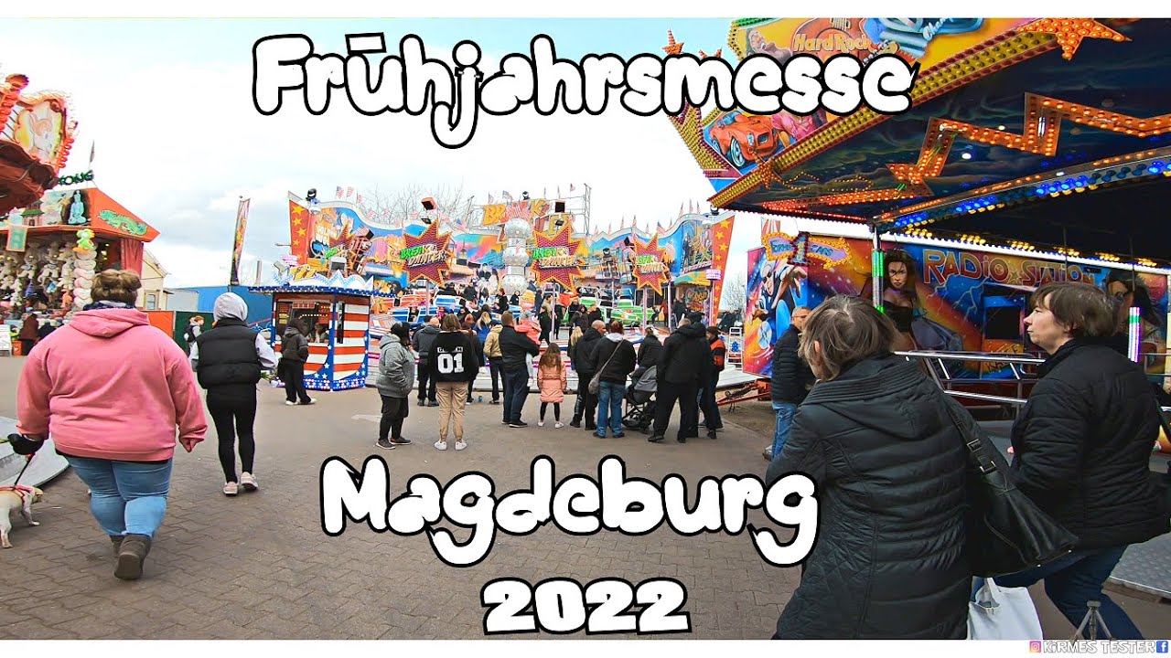 Magdeburg Frühjahrsmesse 2022 Rundgang Kirmes 2022 Kirmes Tester Funfair Kermis