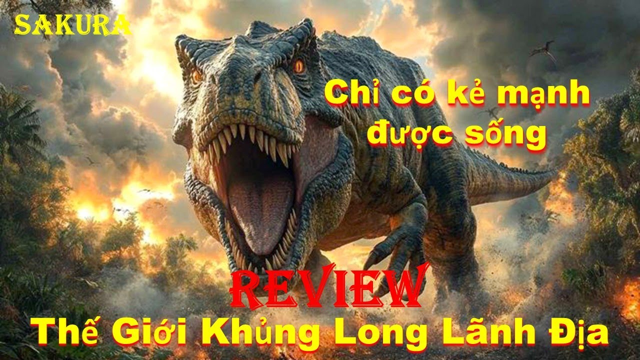 REVIEW PHIM THẾ GIỚI KHỦNG LONG KẺ MẠNH NUỐT CHỬNG KẺ YẾU || SAKURA REVIEW