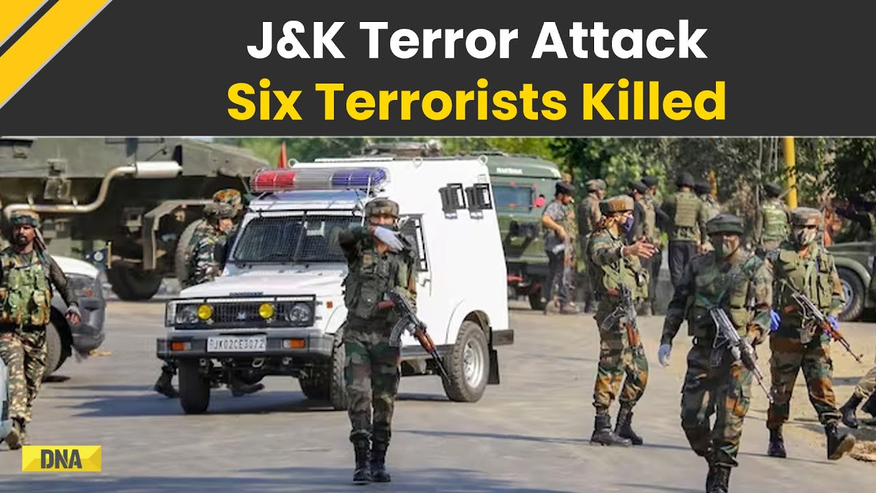 Jammu & Kashmir Terror Attack Update: Six Terrorists Killed in J&K Encounter I Indian Army