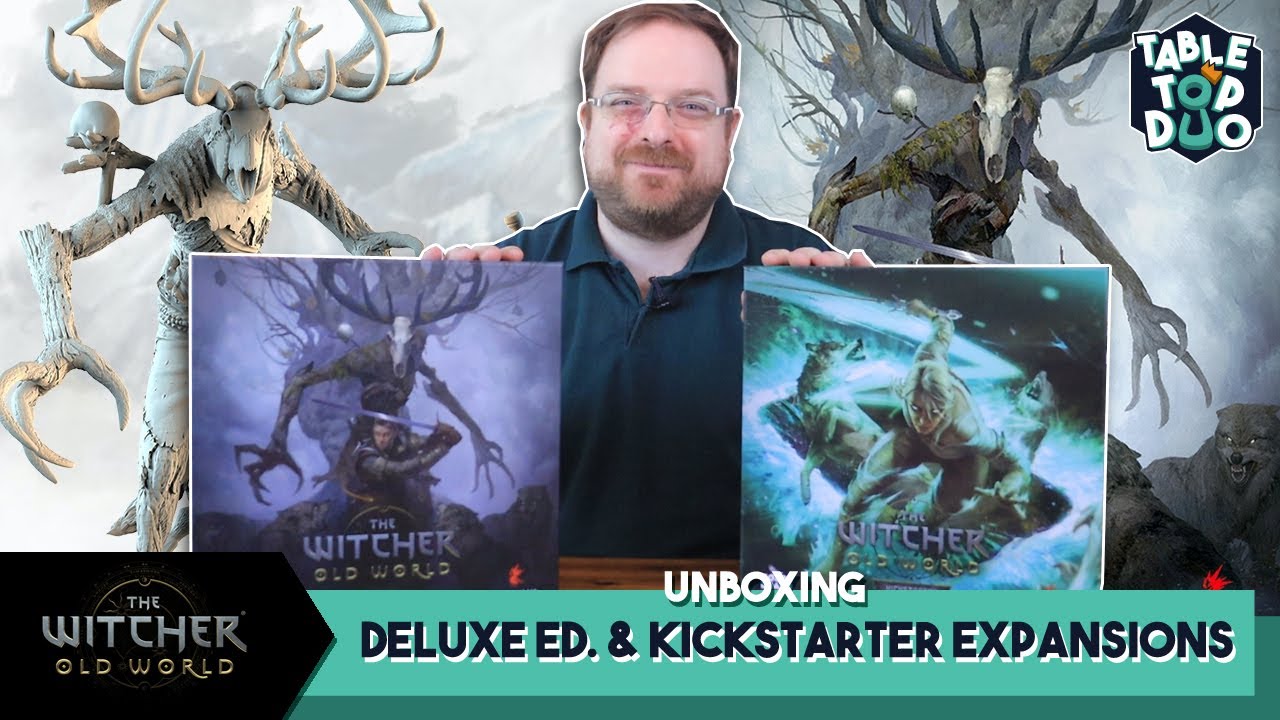 The Witcher Old World Board Game Unboxing (Includes Kickstarter Stretch Goals)