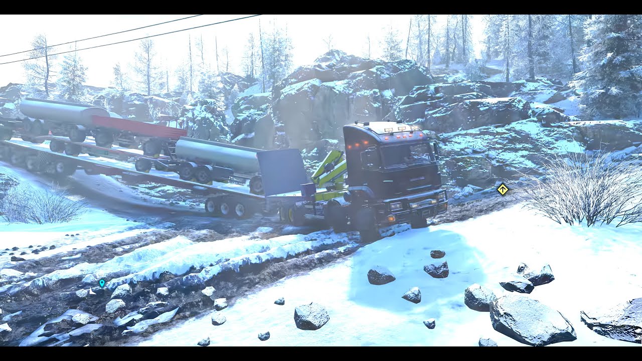 Cargas Muy Pesadas - Rutas Imposibles - Vuelco Todo - Carreteras Congeladas - SnowRunner Heavy Cargo
