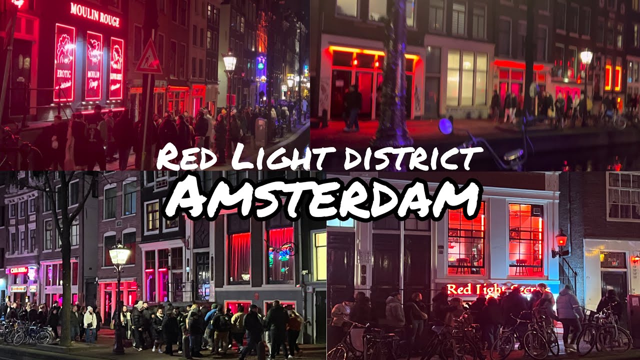 AMSTERDAM RED LIGHT DISTRICT WALK TOUR JANUARY 2024