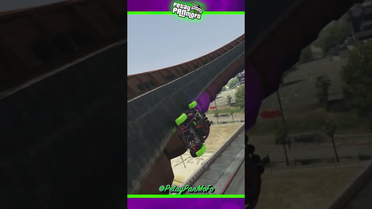 Hard Old School Wallride (GTA Online Custom Stunt Race - PS Link) 🎮