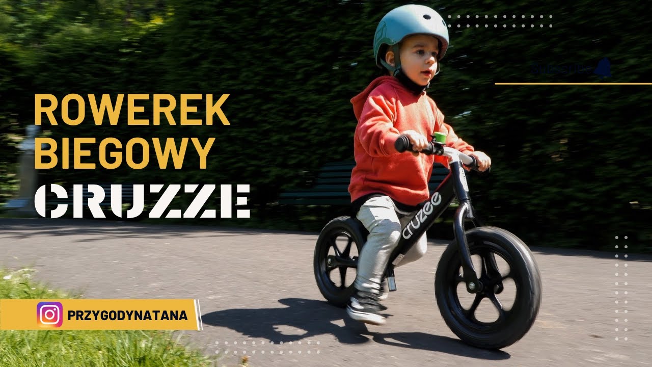 Pierwszy rowerek biegowy Cruzee [Przygody Natana]