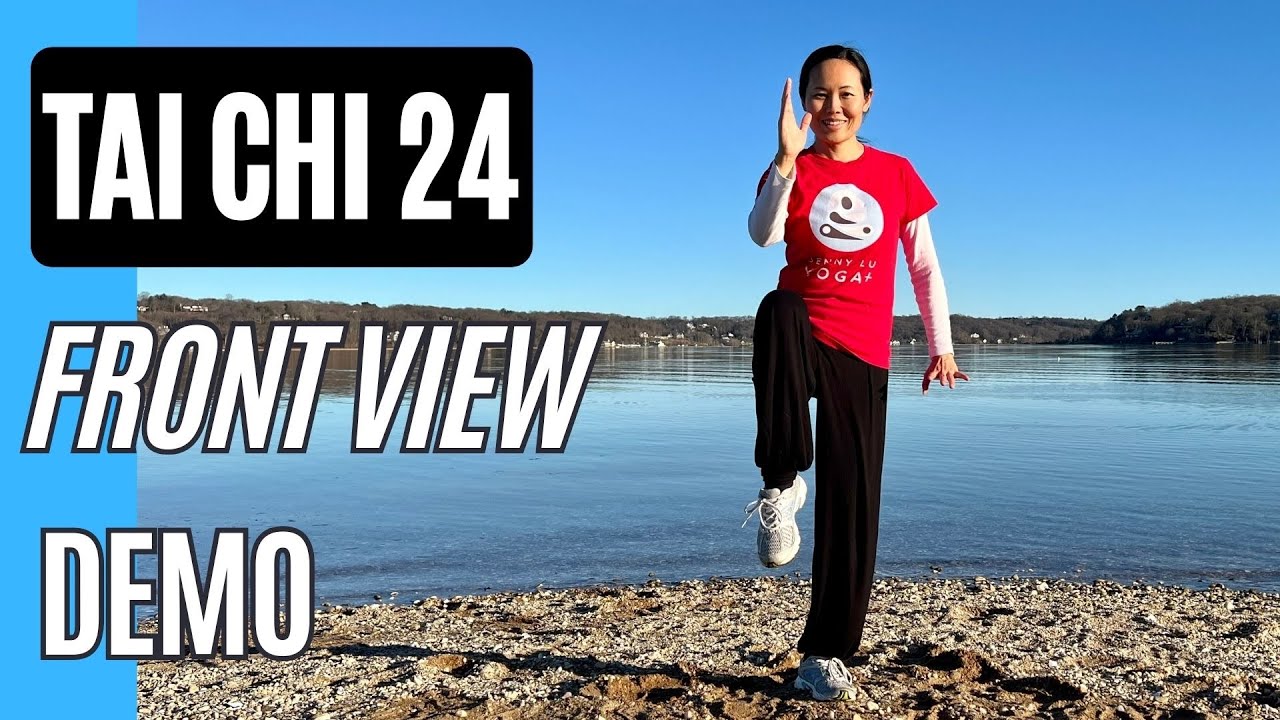 Yang Style Tai Chi 24 Form Front View Demo with Subtitles