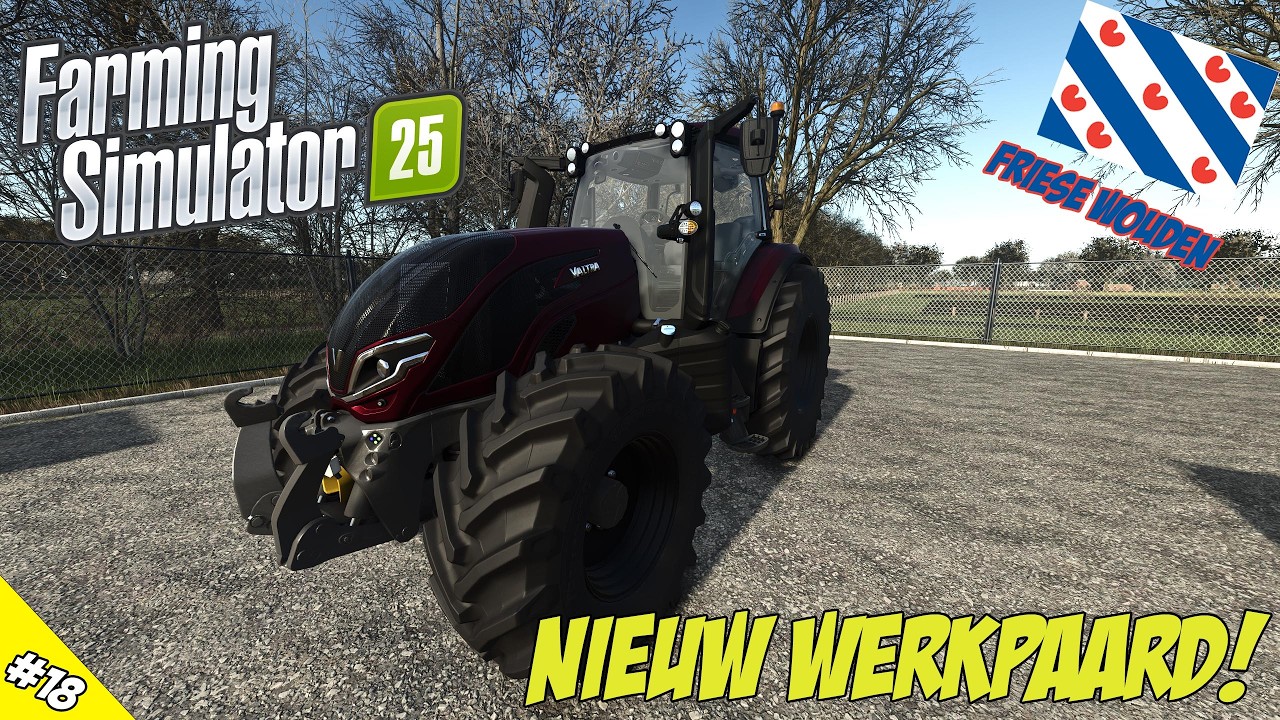 'HET NIEUWE WERKPAARD!' Farming Simulator 25 Friese Wouden #18