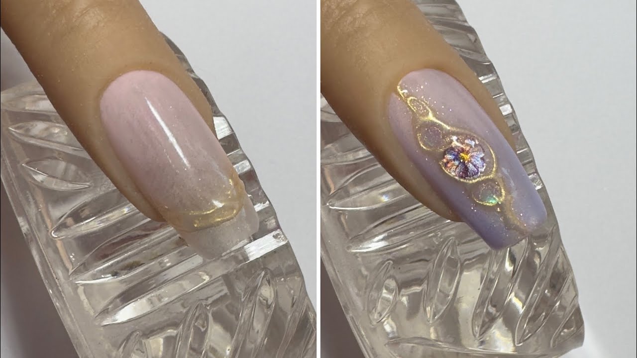 💅 locket design. Simple nail polish design 