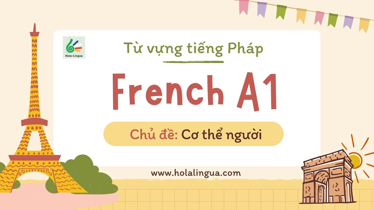 Từ vựng tiếng Pháp | Các bộ phận trên Cơ thể trong tiếng Pháp | Tiếng Pháp A1