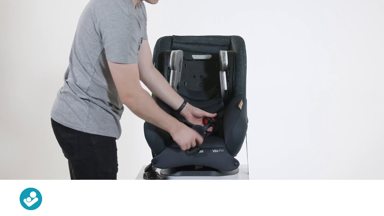 Maxi Cosi Vita Pro How to Remove the Body Cover for Washing - Tiny Tots Baby Store