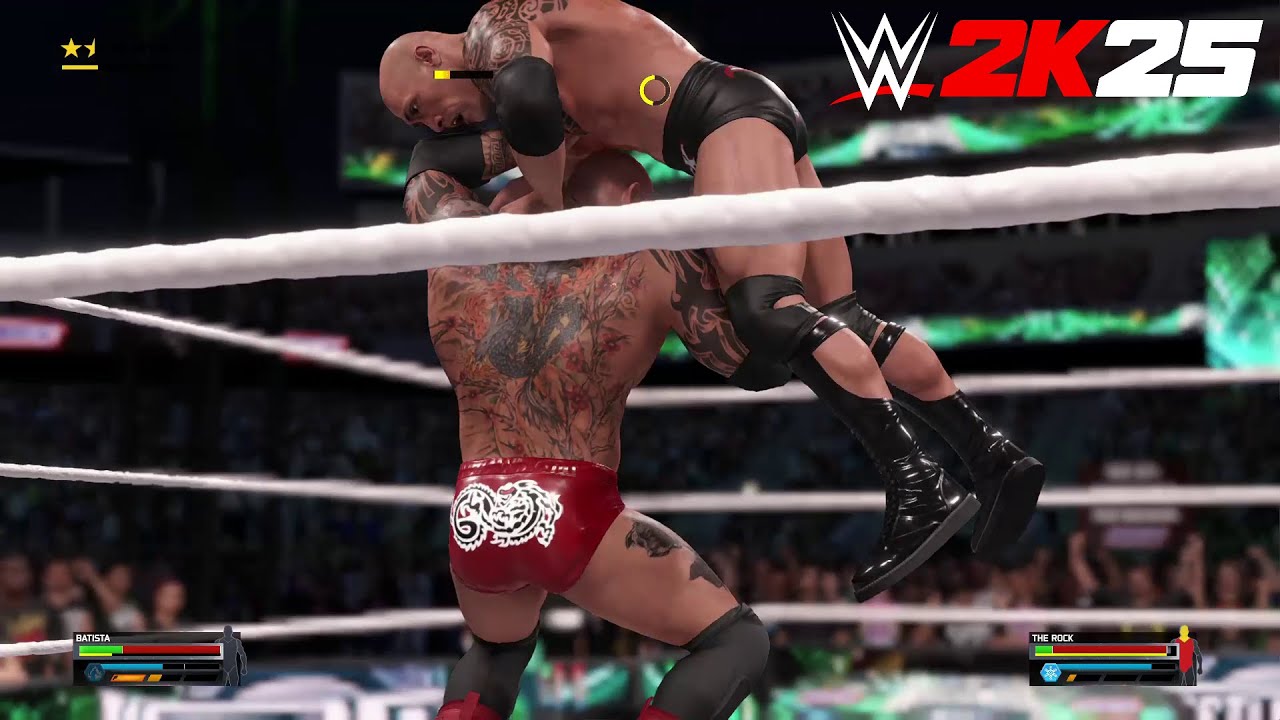 Dream Match WWE 2K25 - The Rock vs Batista