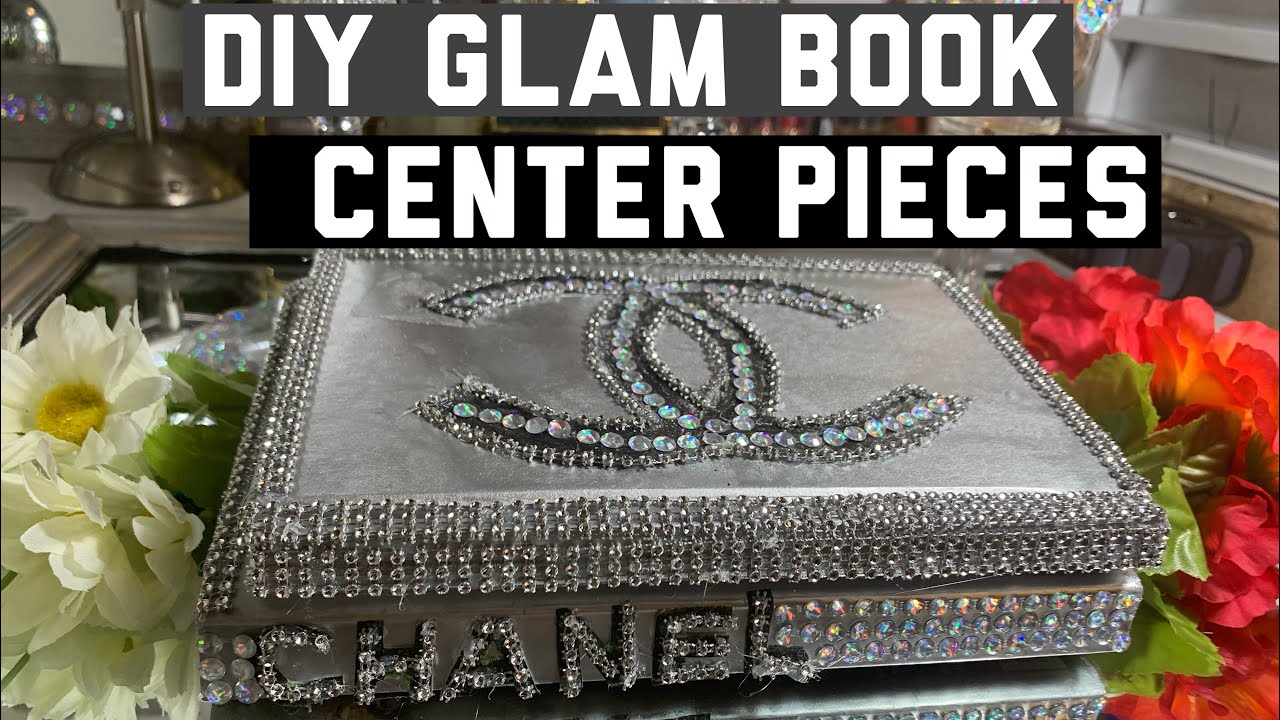 DIY glam book Center pieces/channel book /coffee table book