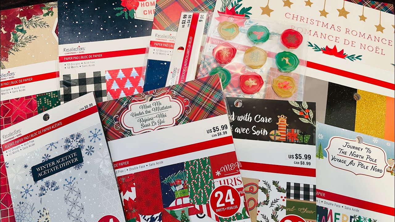 🎄 Michael’s Christmas Paper Pads Haul 2022🎄 Flip Through - Scrapbook / Journal Supplies