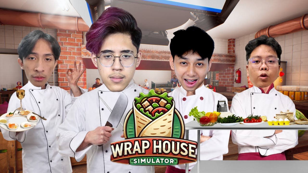 XXGANG JUALAN KEBAB?! - WRAP HOUSE SIMULATOR