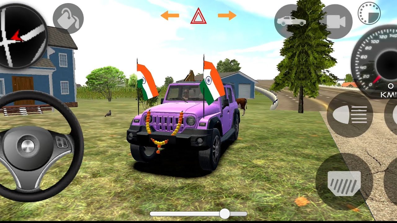 Thar 4×r Car game (aaj pura car buy kar liya 😱😱..) Car wala game #car #carsalersimulator #thar