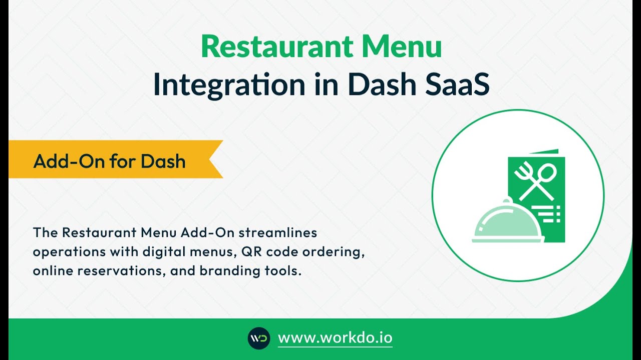 Restaurant Menu Add-On Online Reservations & Promotional Offers | Updated Version