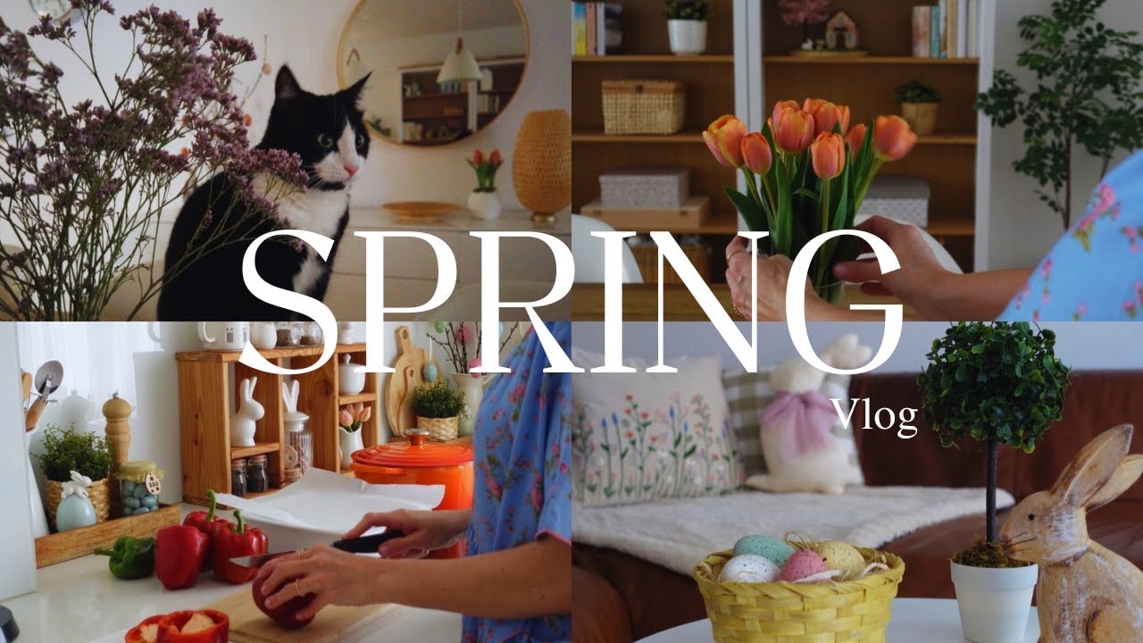 A spring vlog in Switzerland🌷  cooking / walking in nature / cozy spring at home