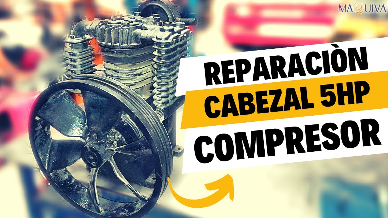 DAÑO POR USAR FILTRO DE AIRE INCORRECTO / REPARACIÒN CABEZAL 5HP 2 ETAPAS/@MAQUIVARENTABLEYEFECTIVA