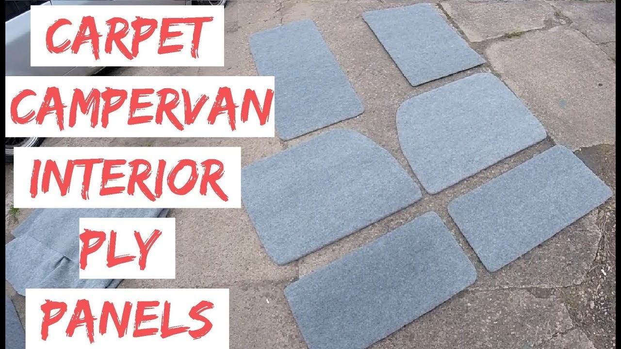 Carpet Campervan Interior Ply Panels - Daihatsu Hijet Micro Camper Van Carpet Fitting