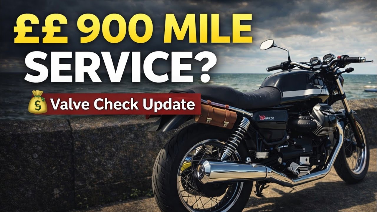 Moto Guzzi V7 - Valve check on first service