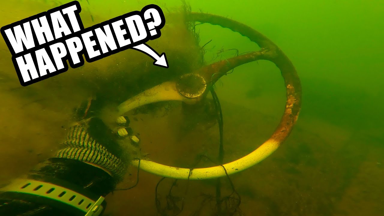 Unexpected Discovery! Found Remains of Sunken Boat Wreck | River Scuba Diving