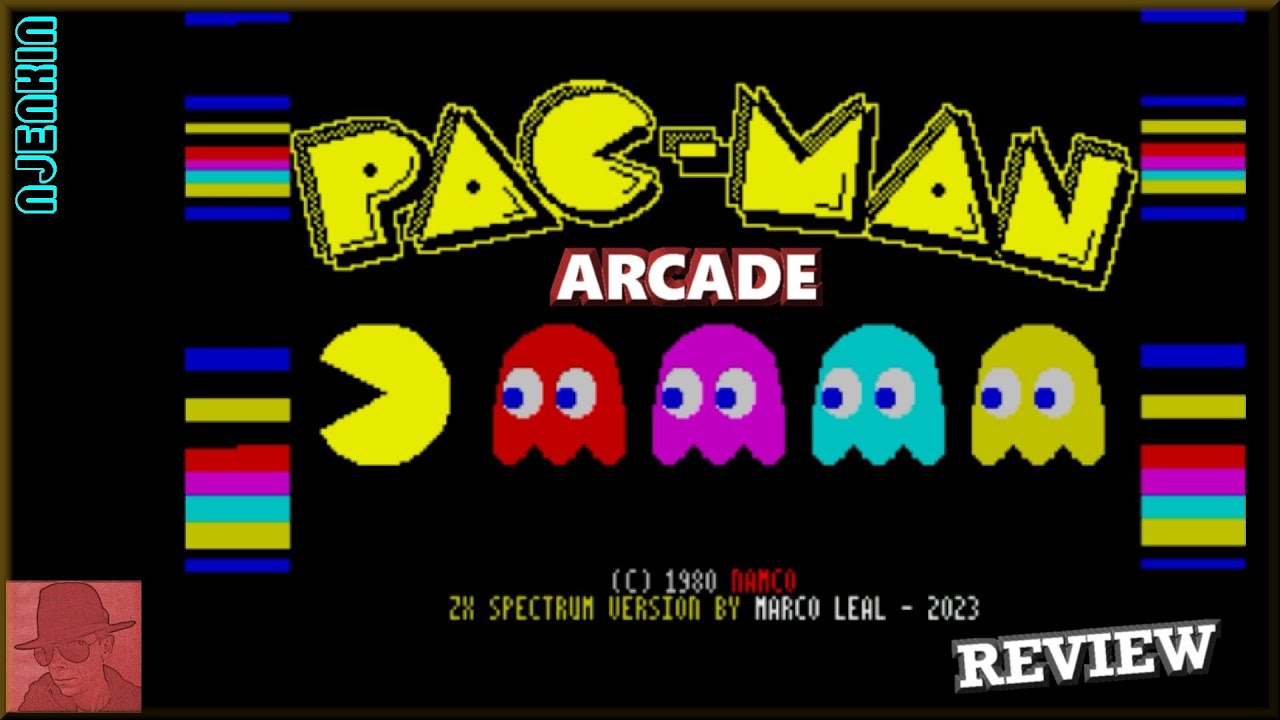 Pac-Man Arcade : Homebrew from 2023 - on the ZX Spectrum 48K !! with Commentary
