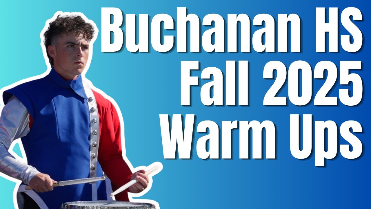Buchanan HS Drumline Fall 2025 Exercises