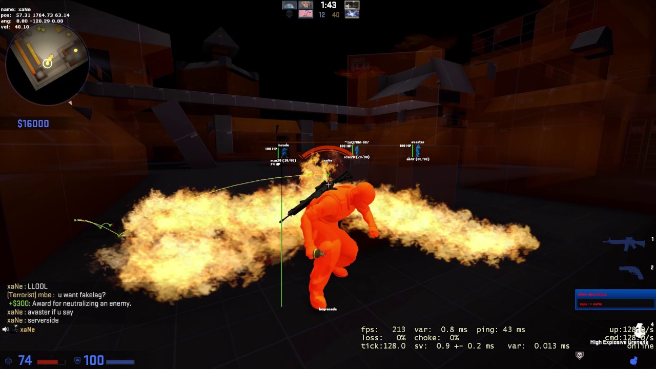 skeet // avaster, reps, invade and signal vs xaNe *HVHKING*