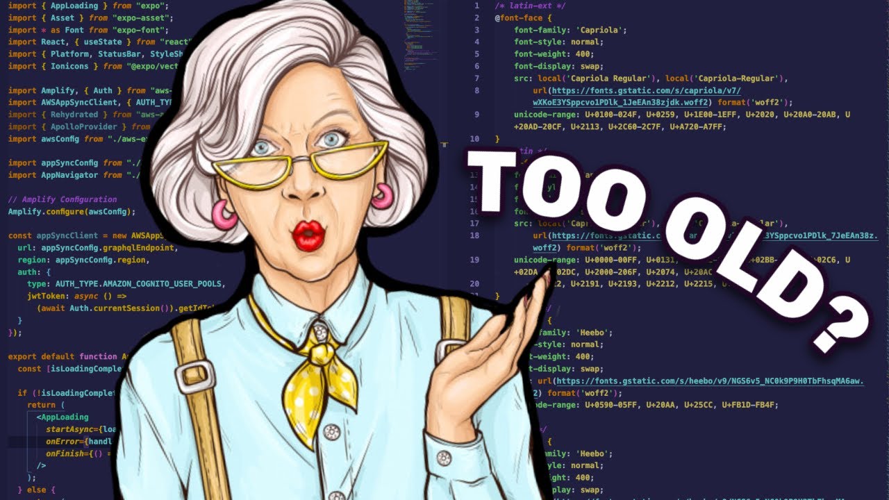 TOO OLD TO LEARN CODE?