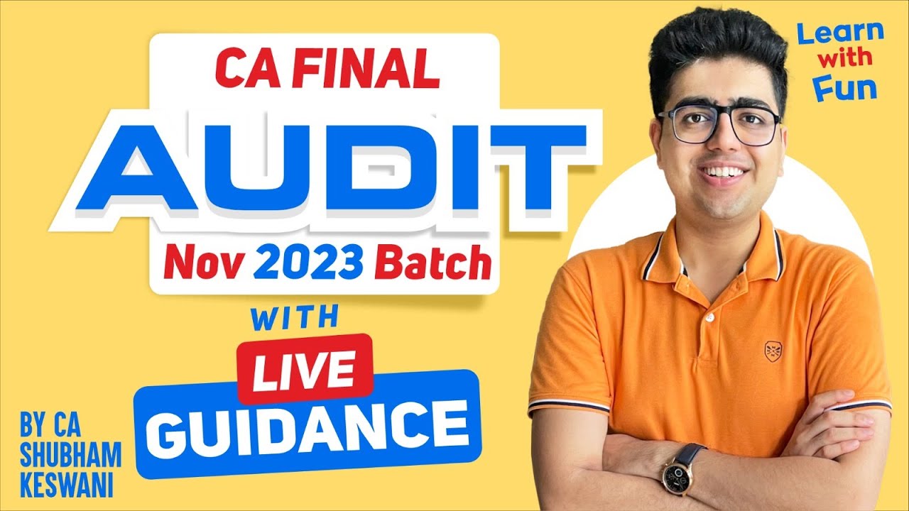 TARGET 60+ in Audit | CA Final Nov-23 Exams | CA Shubham Keswani (AIR 8)