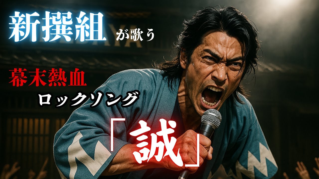 【AI】新撰組が歌う、サムライの為のロックソング『誠』（結成〜池田屋事件編）