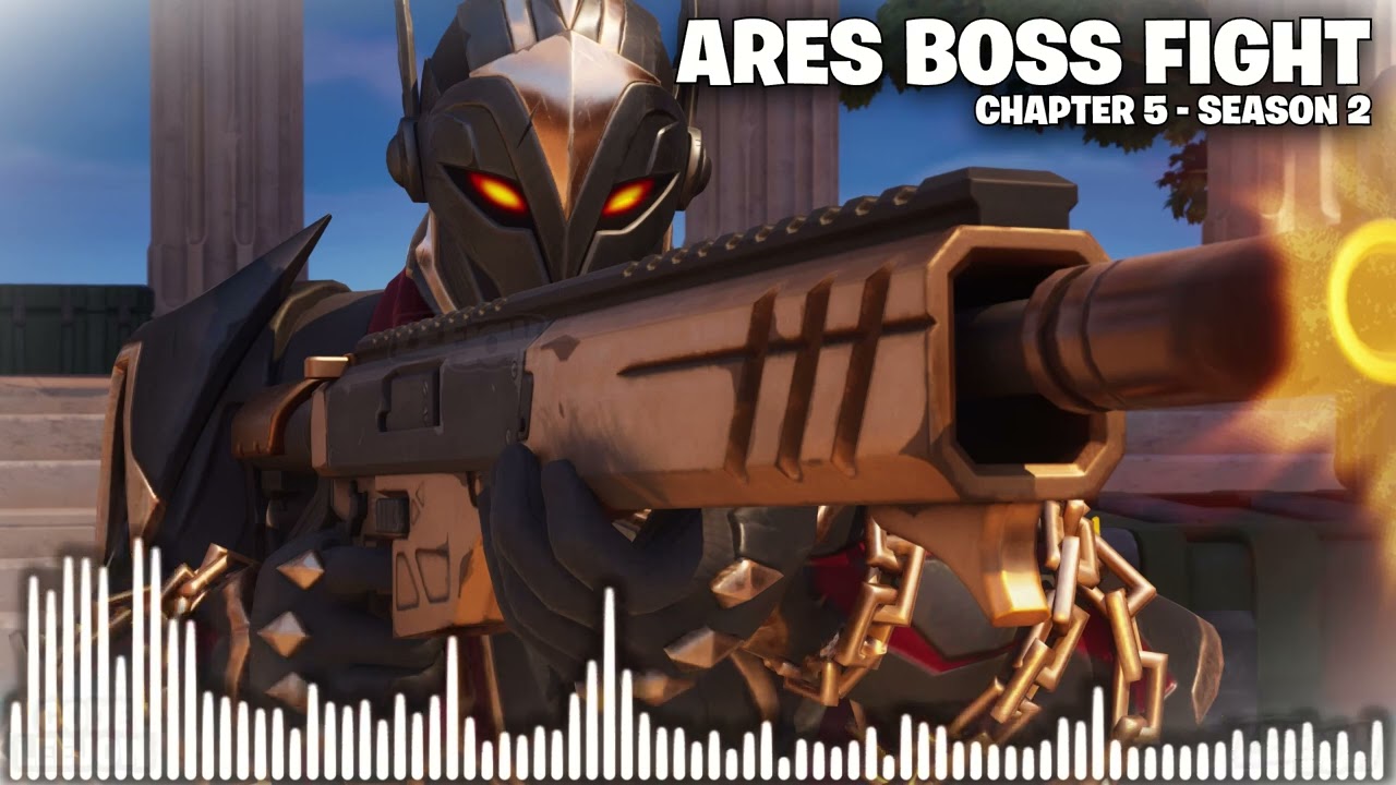 Fortnite Ares Complete Boss Fight Music (Boss Music with Stingers) [Chapter 5 Season 2]