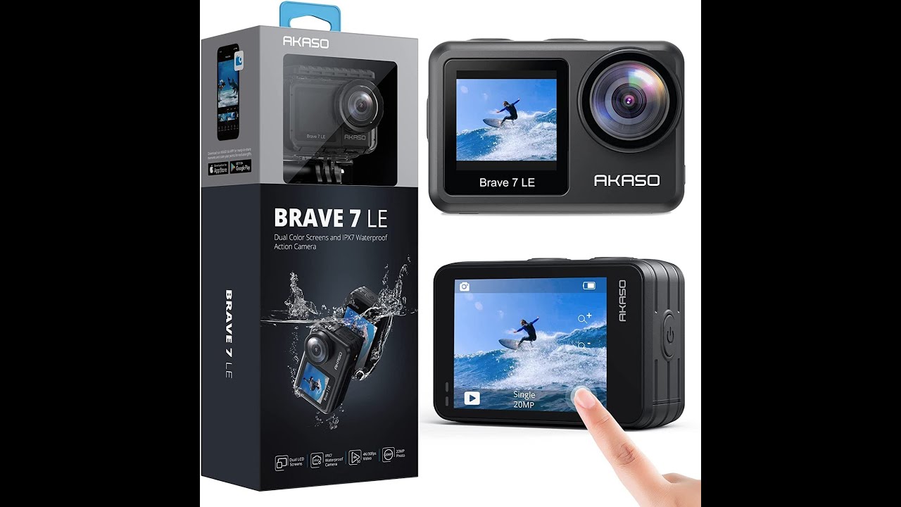 Kenny'D Unboxing, Akaso Brave 7 LE, 20MP 4K 30fps Action Camera