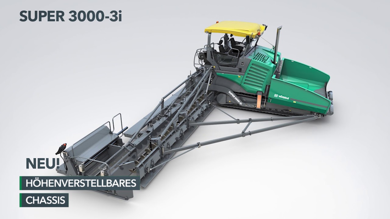 VÖGELE SUPER 3000-3i - Go Extreme - Nahtlos auf 4 Spuren