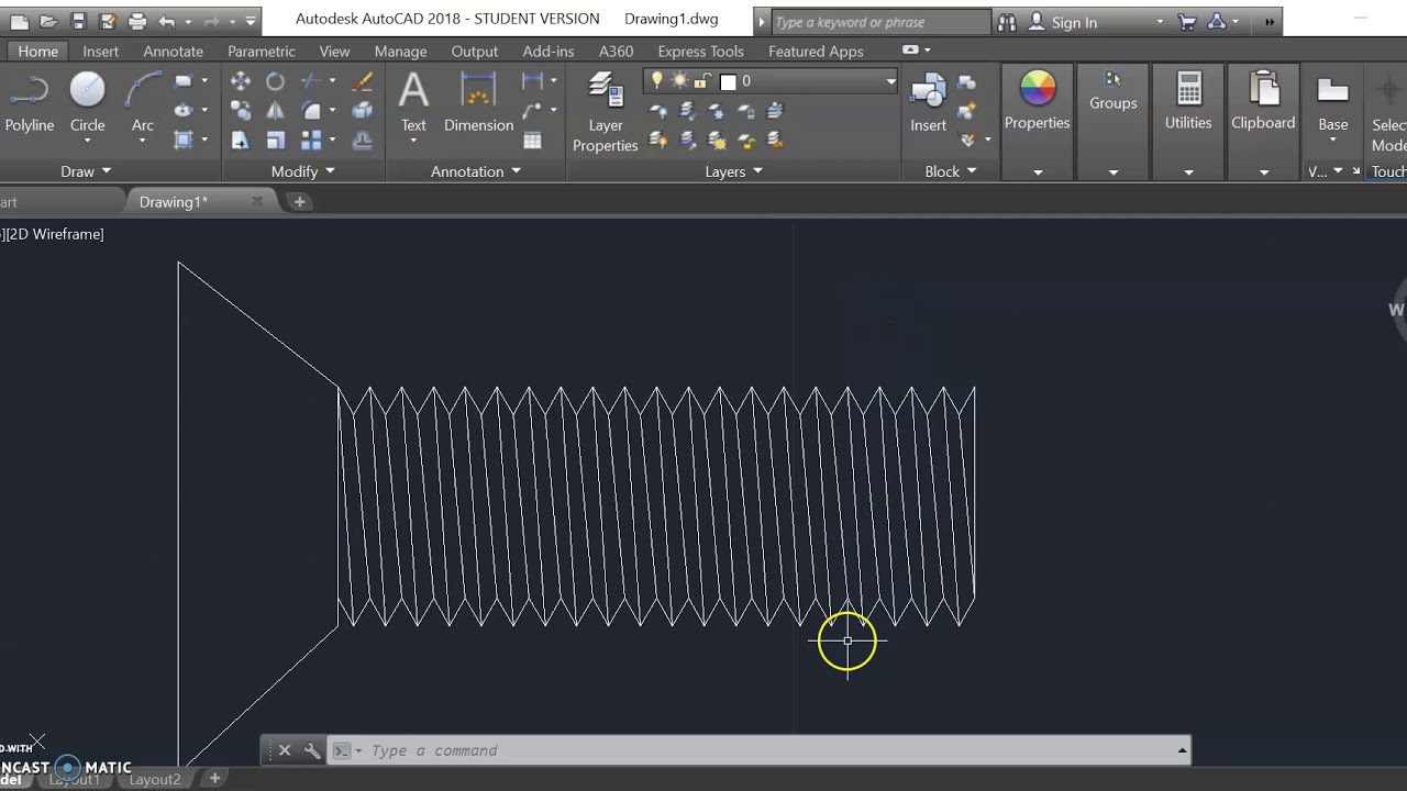 Threads in AutoCAD