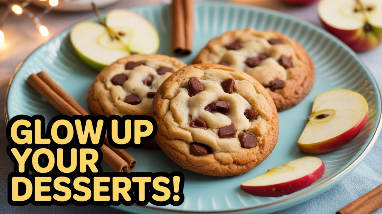 Soft Glossy Apple Cookies! Easy Recipe, Amazing Results