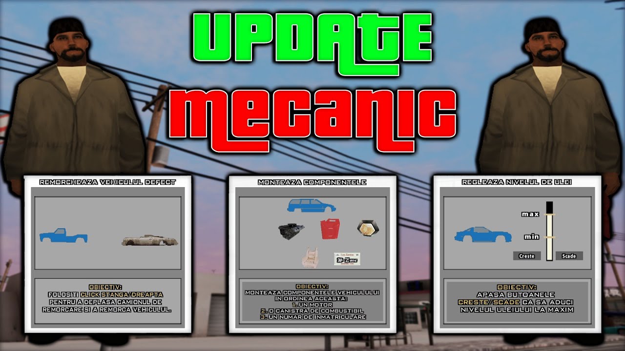 MEGA UPDATE LA JOBUL DE MECANIC PE B-ZONE [SA-MP #253]