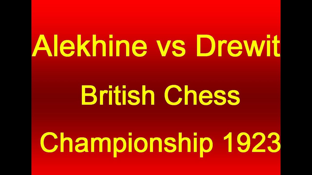 Alekhine vs Drewitt - Portsmouth 1923