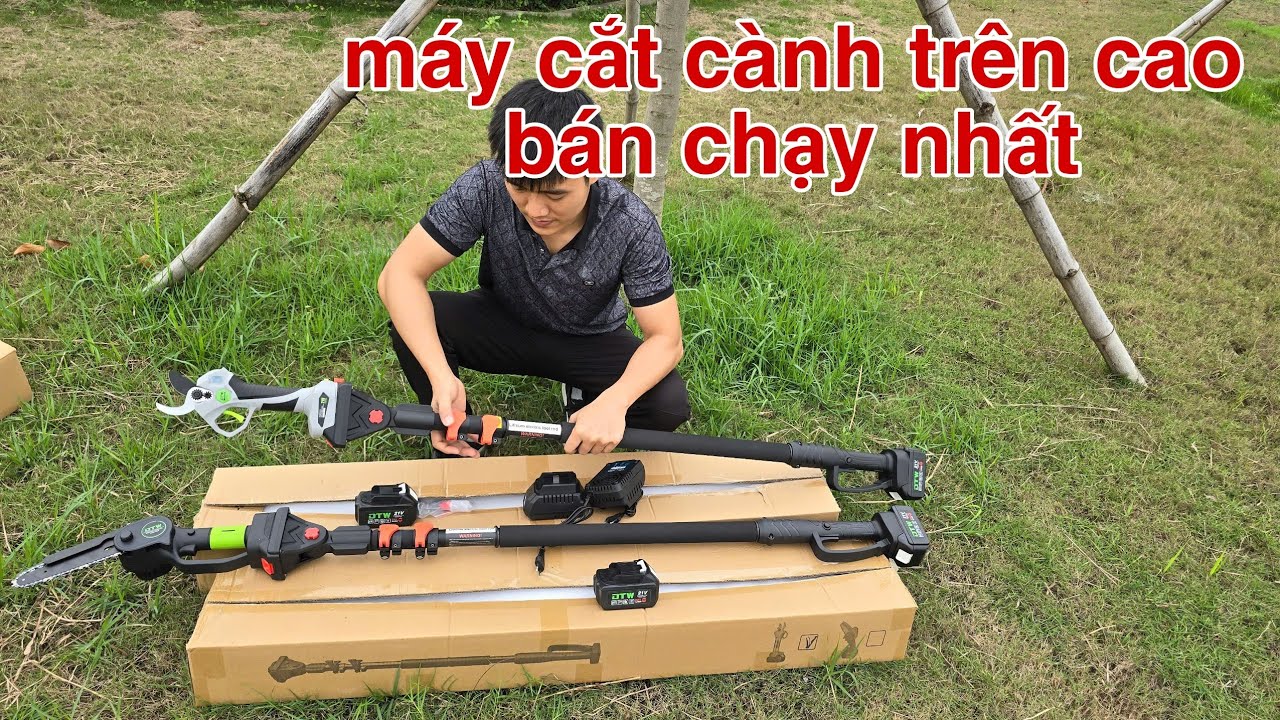 Máy cắt cành trên cao - kéo cắt cành trên cao dùng pin bán chạy nhất