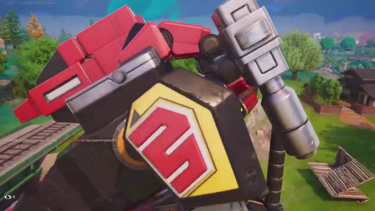 Fortnite's Megazord  win top 1 