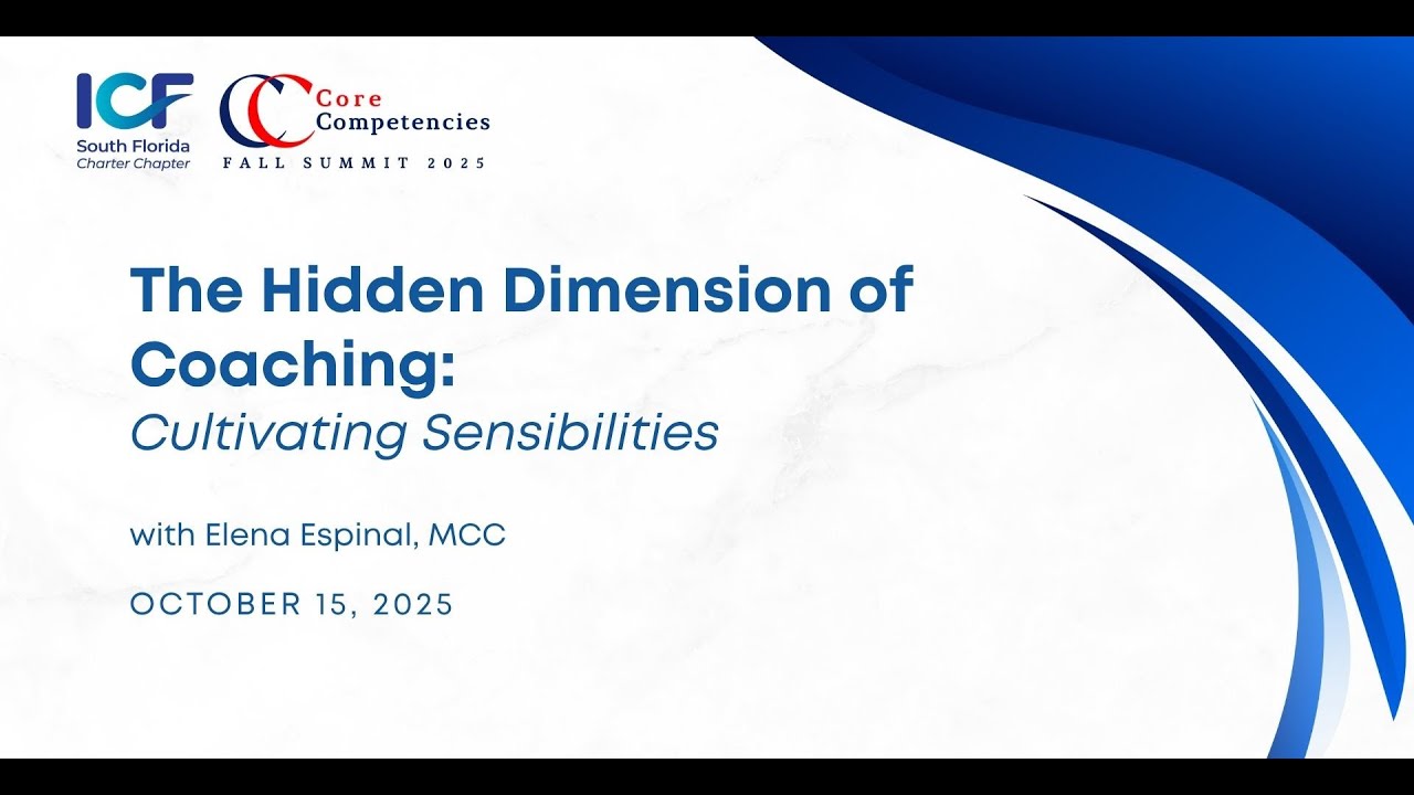 Core Competencies Summit with Elena Espinal, MCC