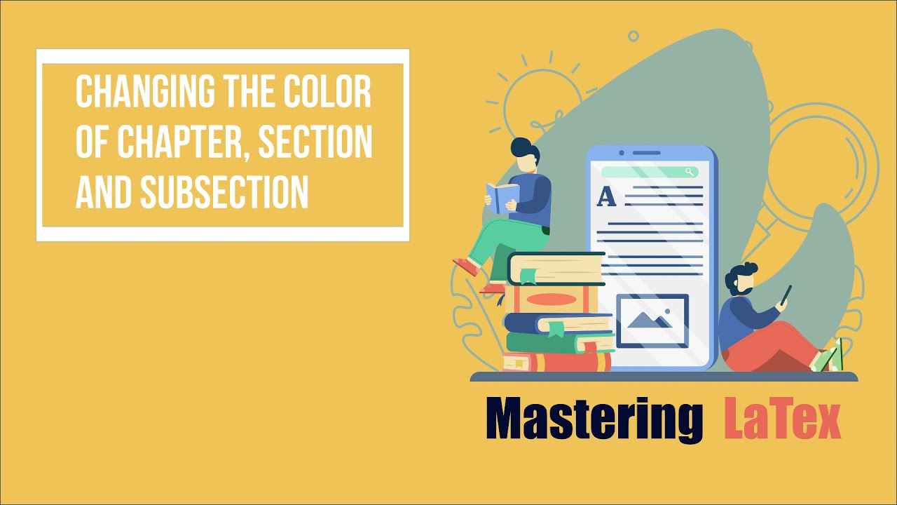 Changing the color of Chapter, Section and Subsection