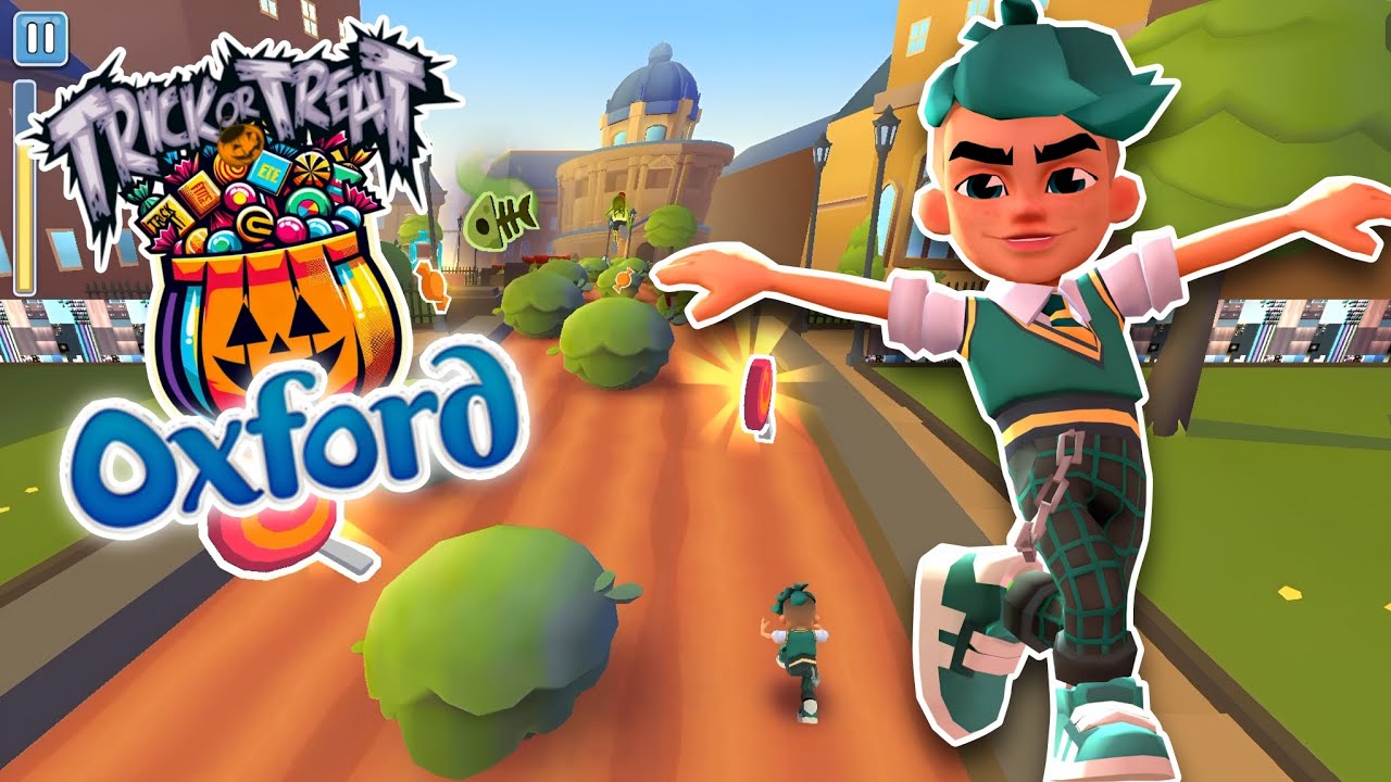 Subway Surfers Trick Or Treat OXFORD 2025 - Gameplay with Henry! 📚🍬🍭
