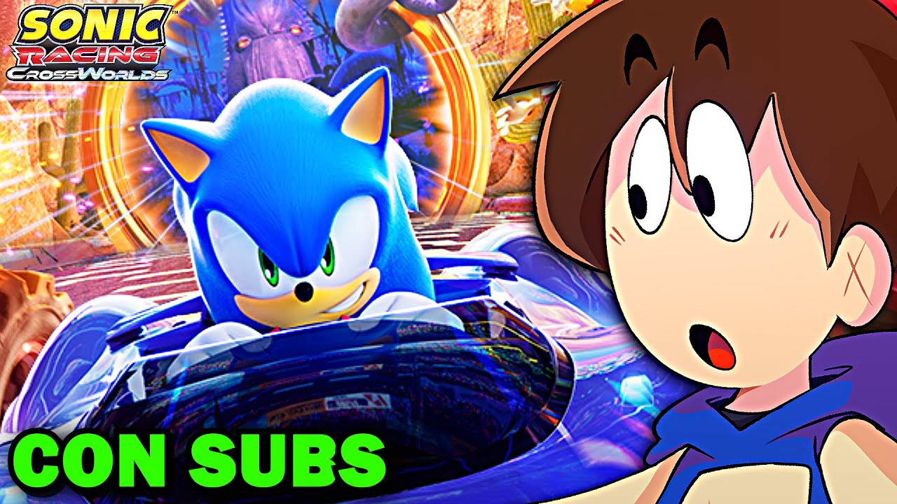 JUGANDO SONIC RACING CROSSWORLDS CON SUBS :0