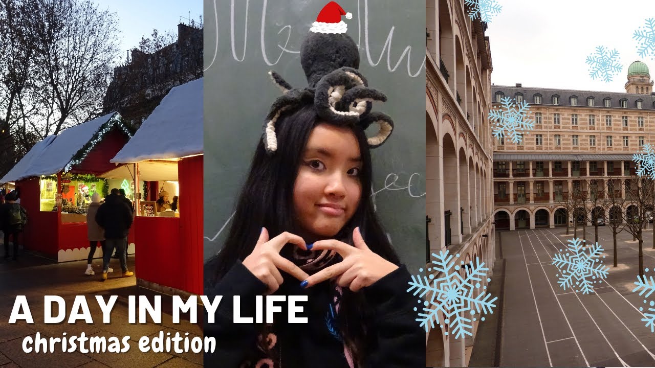 UNE JOURNÉE AU LYCÉE AVEC MOI 🎄❄️(jvous fais visiter Louis le Grand)