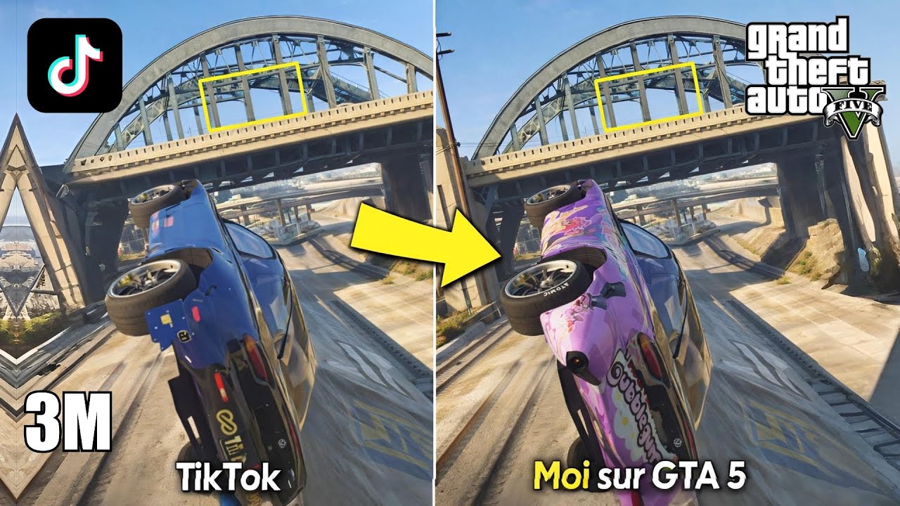Je refais ce clip VIRAL TikTok sur GTA 5 !