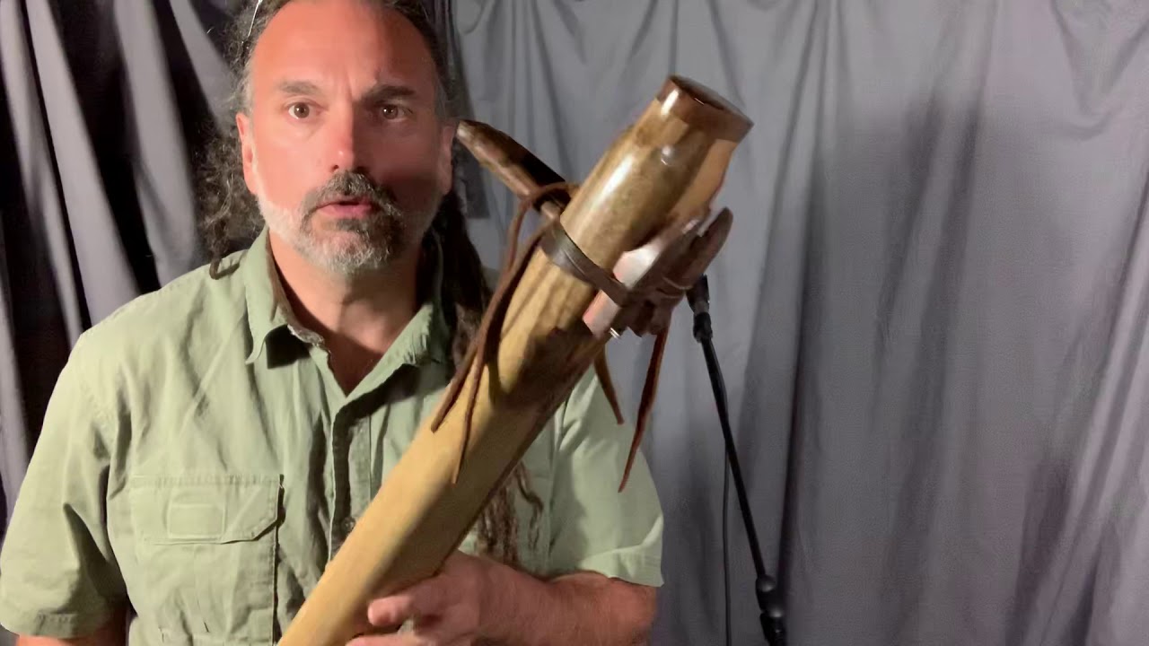 Singing Tree Flutes: Native American Style Contra Bass Drone Flute, F minor