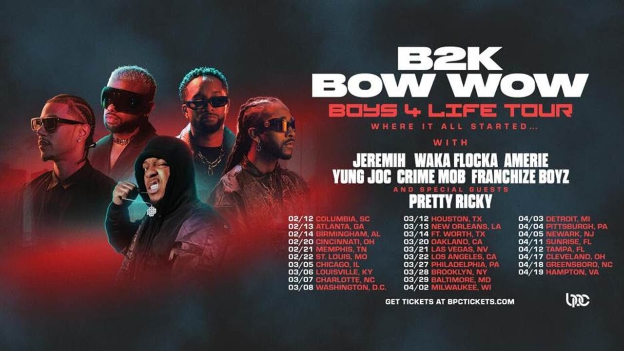 B2K, Bow Wow announce new tour, coming to Atlanta on Valentine's Day 2026